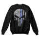 Thin Blue Line Tbl Crewneck Skull - TBL-CREW-SKULL-LARGE