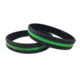Thin Blue Line Thin Green Line Bracelet, 8 Inch - TGL-BR