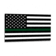 Thin Blue Line Thin Green Line Stickers, 2.5 X 4.5 Inches - TGL-S-AMERICAN-2545