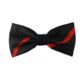 Thin Blue Line Thin Red Line Classic Bowtie - RED-STRIPE-BOWTIE
