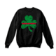 Thin Blue Line Thin Red Line Crewneck, Shamrock, Black - STPAT-TRL-CREW-BLACK-XXL