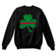Thin Blue Line Thin Red Line Crewneck, Shamrock, Black - STPAT-TRL-CREW-BLACK-XXXL
