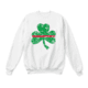 Thin Blue Line Thin Red Line Crewneck, Shamrock, White - STPAT-TRL-CREW-WHITE-XXL