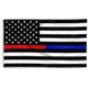 Thin Blue Line Thin Red Line &amp; Dual American Flag, 3 X 5 Ft - BLUE-RED-AMERICAN-3X5