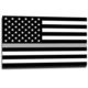 Thin Blue Line Thin Silver Line American Sticker, 4 X 6 Inches - TSL-S-AMERICAN-46