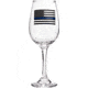 Thin Blue Line Flag Wine Glass, 12oz, WINE-TBL-12OZ