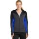 Thin Blue Line Women's Fleece Jacket - , Blue/black/gray - BLUELINE-TBL-WOM-FLEECE-JACKET-2XL
