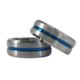 Thin Blue Line Women's Tungsten Ring, Thin Blue Line - WOM-RING-TUNG-4