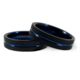 Thin Blue Line Women's Ring, Black - WOM-RING-TBL-BLACK-10