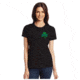 Thin Blue Line Women's T-shirt, Small Shamrock, , Thin Blue Line - WOM-SM-STPAT-TBL-TSHIRT-BLACK-2XL