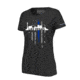Thin Blue Line Women's T-shirt, Vegas Large, - VEGAS-LRG-TBL-WOM-SHIRT-BLK-2XL
