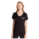 Thin Blue Line Women's V-neck - Small Logo, - TBL-WOMEN-VNECK-XXL