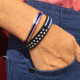 Thin Blue Line Womens Bangle, Thin Blue Line - BANGLE-TBL-LARGE