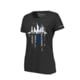 Thin Blue Line Women's T-shirt, Ny Large, , Black - NY-LRG-TBL-WOM-SHIRT-BLK-L