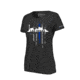 Thin Blue Line Womens T-shirt, Vegas Large, - VEGAS-LRG-TBL-WOM-SHIRT-BLK-L