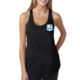 Thin Blue Line Women's Tank - Badge, Black - WOM-TANK-BADGE-LARGE