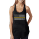 Thin Blue Line Womens - Tank Classic Thin Gold Line - WOMEN-TANK-CLASSIC-GOLD-BLACK-XXL