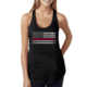 Thin Blue Line Womens - Tank Classic Thin Red Line - WOMEN-TANK-CLASSIC-RED-BLACK-XL