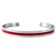 Thin Blue Line Women's Bangle, Thin Red Line - BANGLE-TRL-MEDIUM