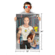 Thompson Target 3D Hostage 25x38in 3D Paper Targets W/3D Glasses, 10 Pack, Multi, 2XL, 3002-10