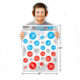 Thompson Target Air Strike 2 Player Shooting Game Targets - 19x25in, 20 Pack, Multi, Extra Large, 4001-20