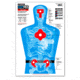 Thompson Target B27-IMZ Half-Size 12.5x19in Silhouette Targets, 30 Pack, Blue, Large, 0281-30