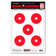 Thompson Target Bright Lightning 12.5x19in Paper Shooting Targets, 30 Pack, Red, Large, 6801-30