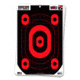 Thompson Target HALO B27-SHIELD Defensive Training Reactive Splatter Targets 12.5x19, 10 Pack, Black/Red, Large, 4650-10