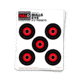 Thompson Target HALO Bullseye 3in Reactive Splatter Targets 8.5x11, 20 Pack, Black/Red, Small, 4612-20