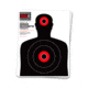 Thompson Target HALO Human Silhouette Reactive Splatter Targets 8.5x11in, 20 Pack, Black/Red, Small, 4609-20