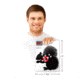 Thompson Target HALO Life-Size Squirrel Reactive Splatter Targets 8.5x11, 20 Pack, Black/Red, Small, 4606-20