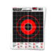 Thompson Target HALO Trouble Shooter Diagnostic Reactive Splatter Targets 8.5x11, 20 Pack, Black/Red, Small, 4613-20