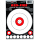 Thompson Target Red-Fire 6.5x9 Adhesive Peel &amp; Stick Targets, 25 Pack, Red, Extra Small, 5595-25