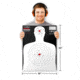 Thompson Target Red-Fire Life Size Silhouette Paper Shooting Targets 19x25, 20 Pack, Red, Extra Large, 0759-20