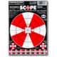 Thompson Target Scope Alignment 6.5x9 Adhesive Peel &amp; Stick Targets, 25 Pack, Red, Extra Small, 3030-25