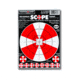 Thompson Target Scope Alignment 6.5x9in Adhesive Peel &amp; Stick Targets, 30 Pack, Red, XS, 3030-30