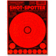 Thompson Target Shot Spotter 6.5x9 Adhesive Peel &amp; Stick Targets, 25 Pack, Orange, Extra Small, 5504-25