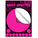 Thompson Target Shot Spotter 6.5x9 Adhesive Peel &amp; Stick Targets, 25 Pack, Pink, Extra Small, 5501-25