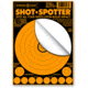Thompson Target Shot Spotter 6.5x9 Adhesive Peel &amp; Stick Targets, 25 Pack, Yellow, Extra Small, 5503-25