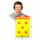 Thompson Target Sight Bright Ultra Bright Paper Shooting Targets 12.5x19, 30 Pack, Yellow, Large, 2222-30
