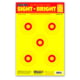 Thompson Target Sight Bright Ultra Bright Paper Shooting Targets 12.5x19, 30 Pack, Yellow, Large, 2222-30