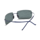 Maui Jim Thousand Peaks Sunglasses w/ Blue Frame and Neutral Grey Lenses - 517-03, Back View