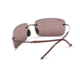 Maui Jim Thousand Peaks Sunglasses w/ Burgundy Frame and Maui Rose Lenses - R517-07, Back View