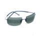 Maui Jim Thousand Peaks Sunglasses w/ Blue Frame and Neutral Grey Lenses - 517-03, Quarter View