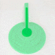 Throom Targets Hangtuff 2in Round Target Pack, 6 Quantity, Green, 11043-0106