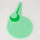 Throom Targets Hangtuff 3in Round Target Pack, 6 Quantity, Green, 11045-0106