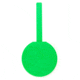 Throom Targets Hangtuff 6in Round Self-Healing Target, Green, 11049-0101