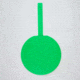 Throom Targets Hangtuff 8in Round Target, Green, 11051-0101