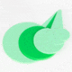 Throom Targets Hangtuff 8in Round Target, Green, 11051-0101