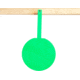Throom Targets Hangtuff 8in Round Target, Green, 11051-0101